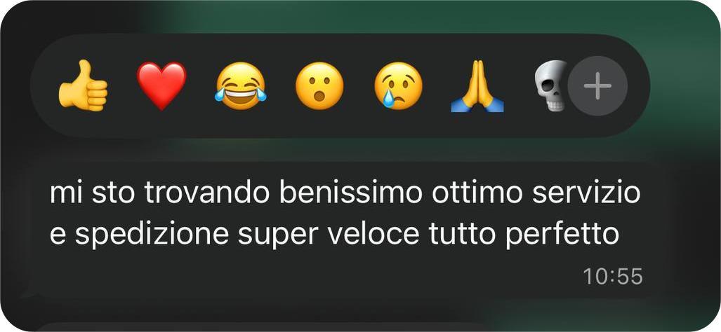 Feedback WhatsApp da studente Maturando