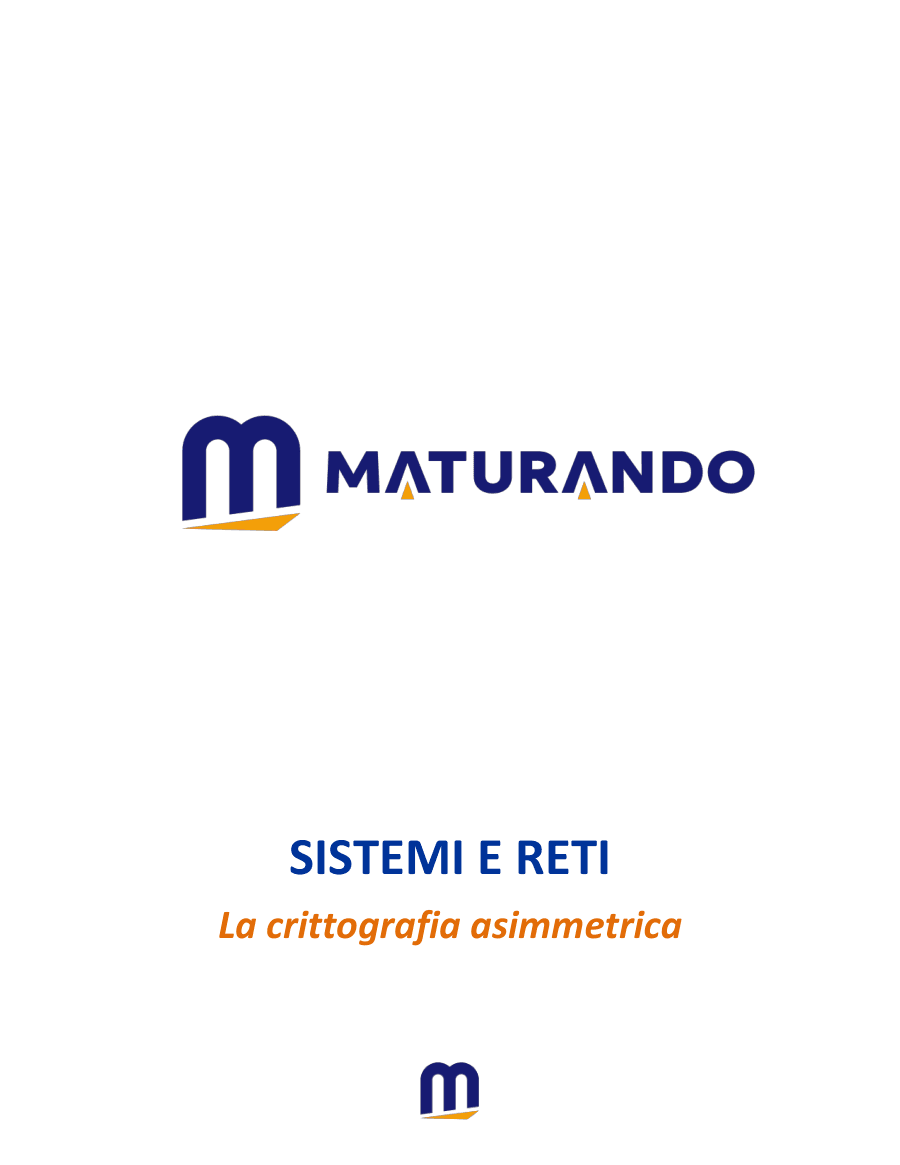 Copertina Crittografia asimmetrica