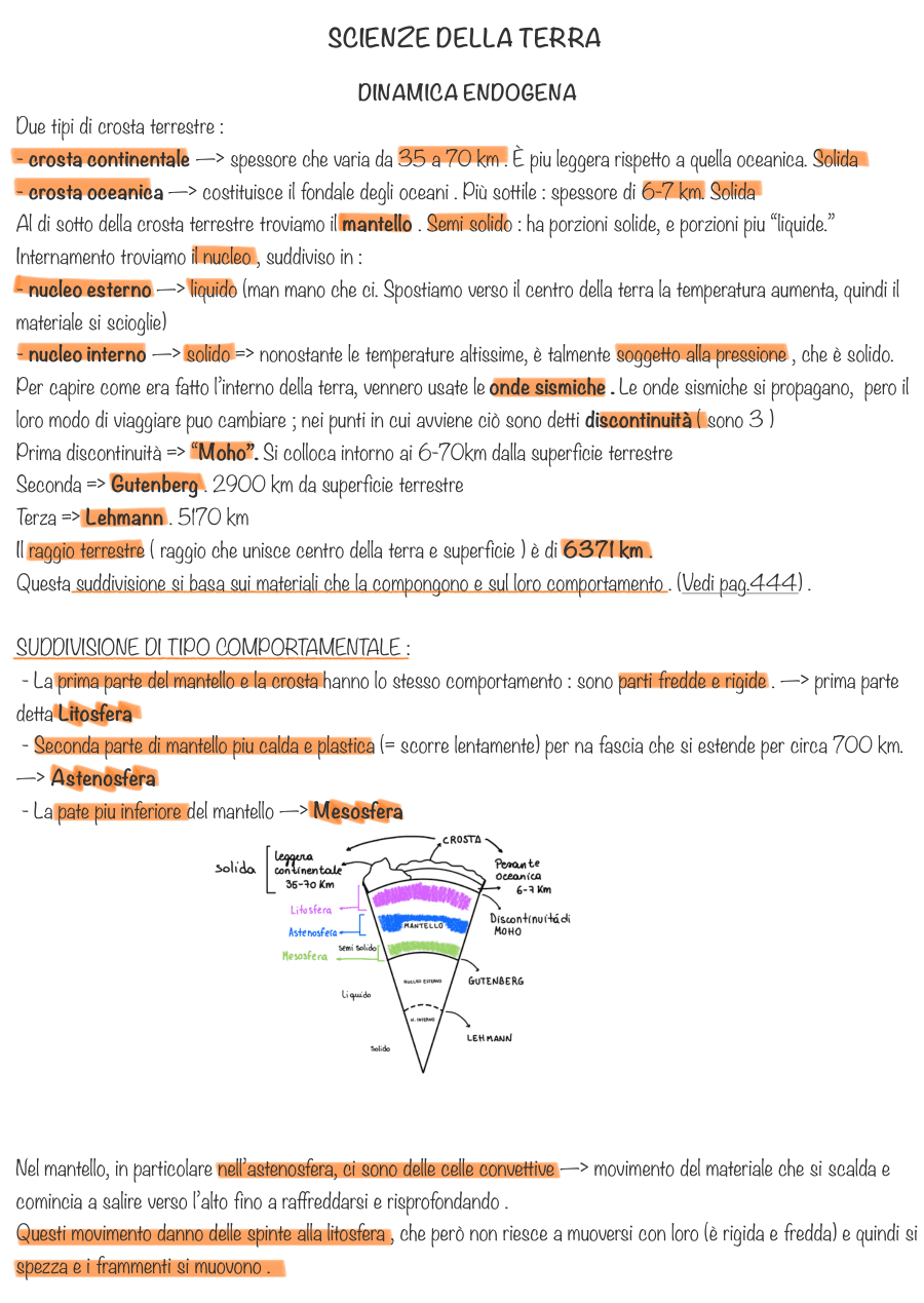 Dinamica endogena e terremoti