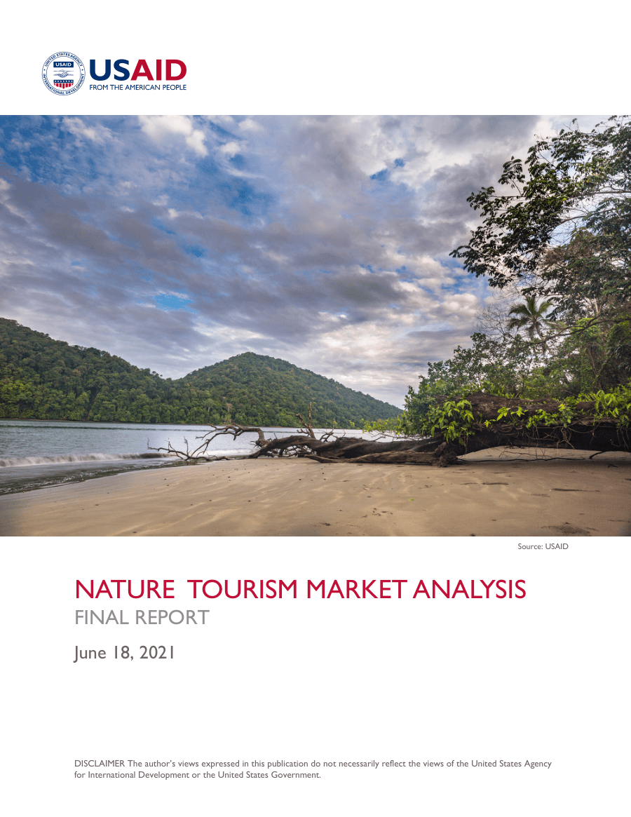 Copertina Nature Tourism Market Analysis Final Report