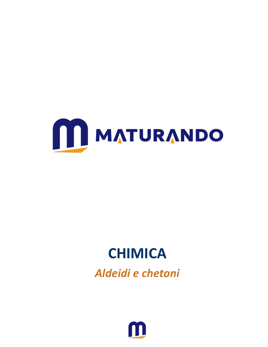 Copertina Aldeidi e Chetoni