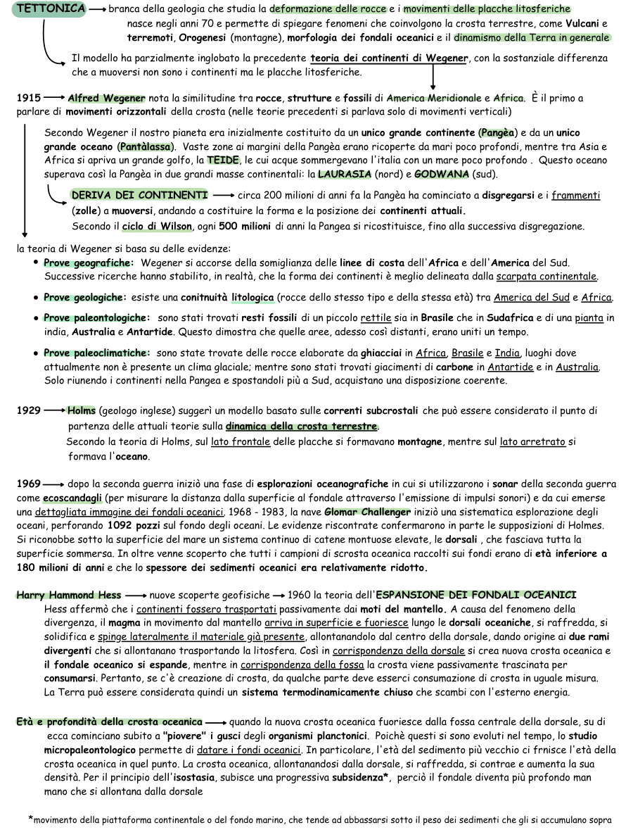 Introduzione alla Tettonica delle Placche
