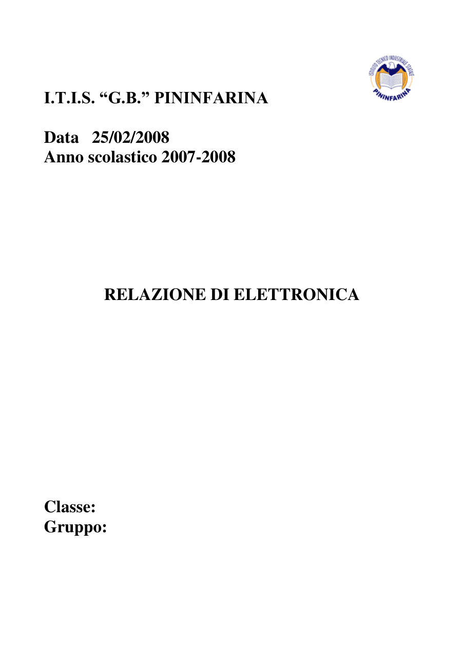 Relazione sul circuito di maggioranza