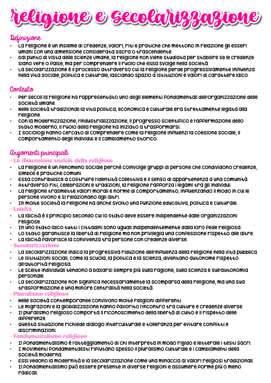 Religione e disuguaglianza sociale