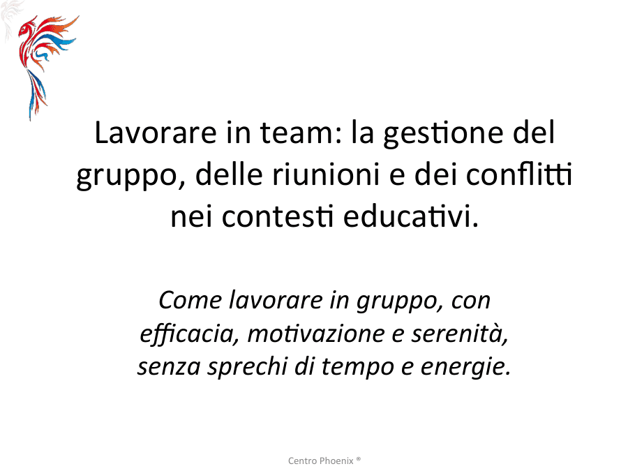 Lavorare in Team nei Contesti Educativi