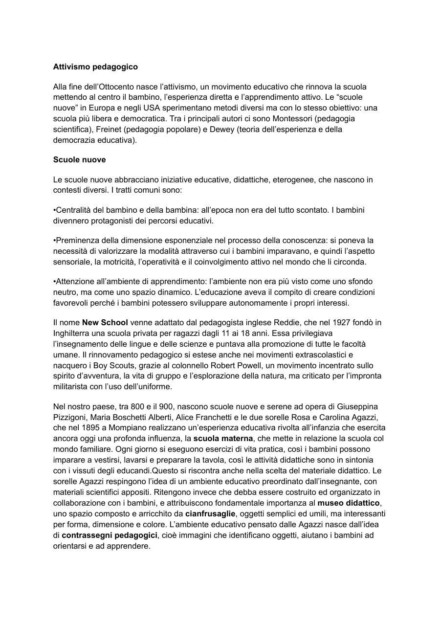 Attivismo pedagogico