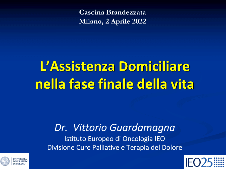 Cure Palliative: Assistenza Domiciliare e Ospedaliera