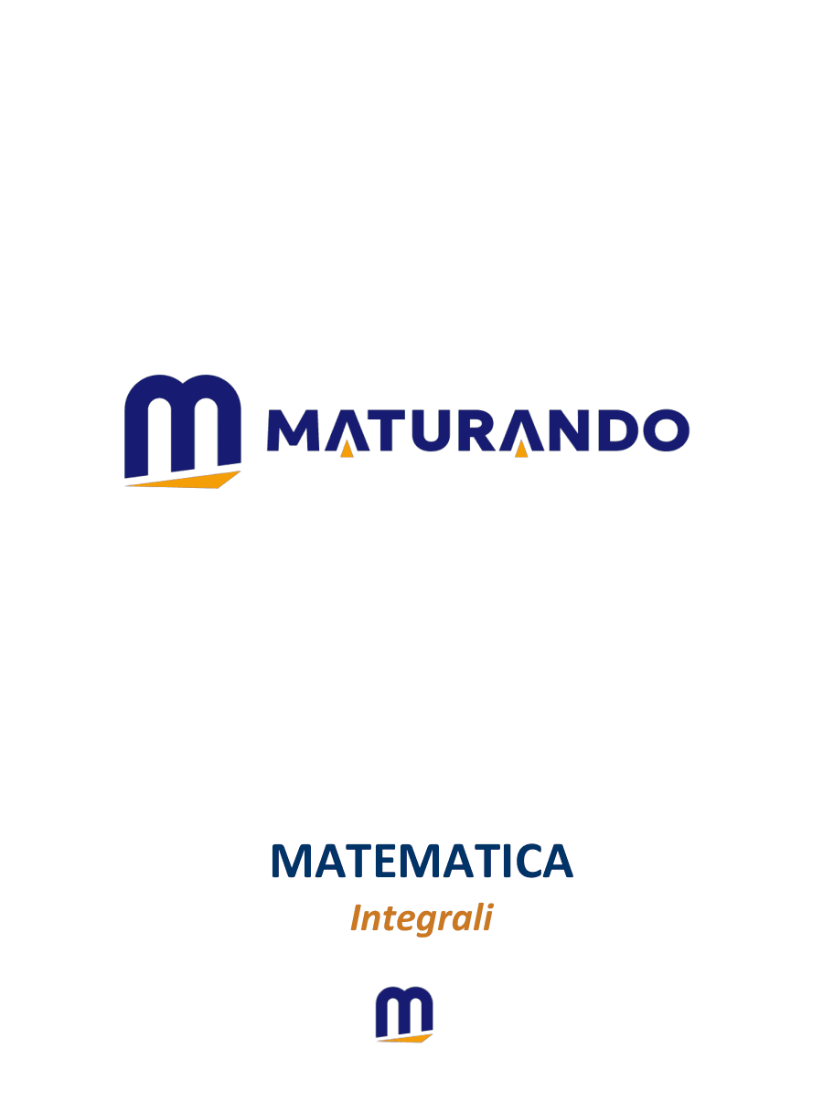 Copertina Definizioni e proprietà degli integrali