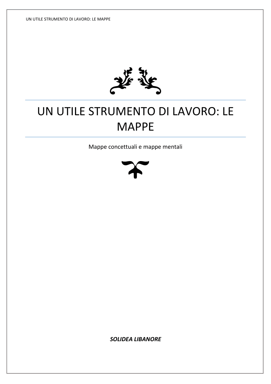 Utilizzo delle mappe concettuali e mentali nell'apprendimento