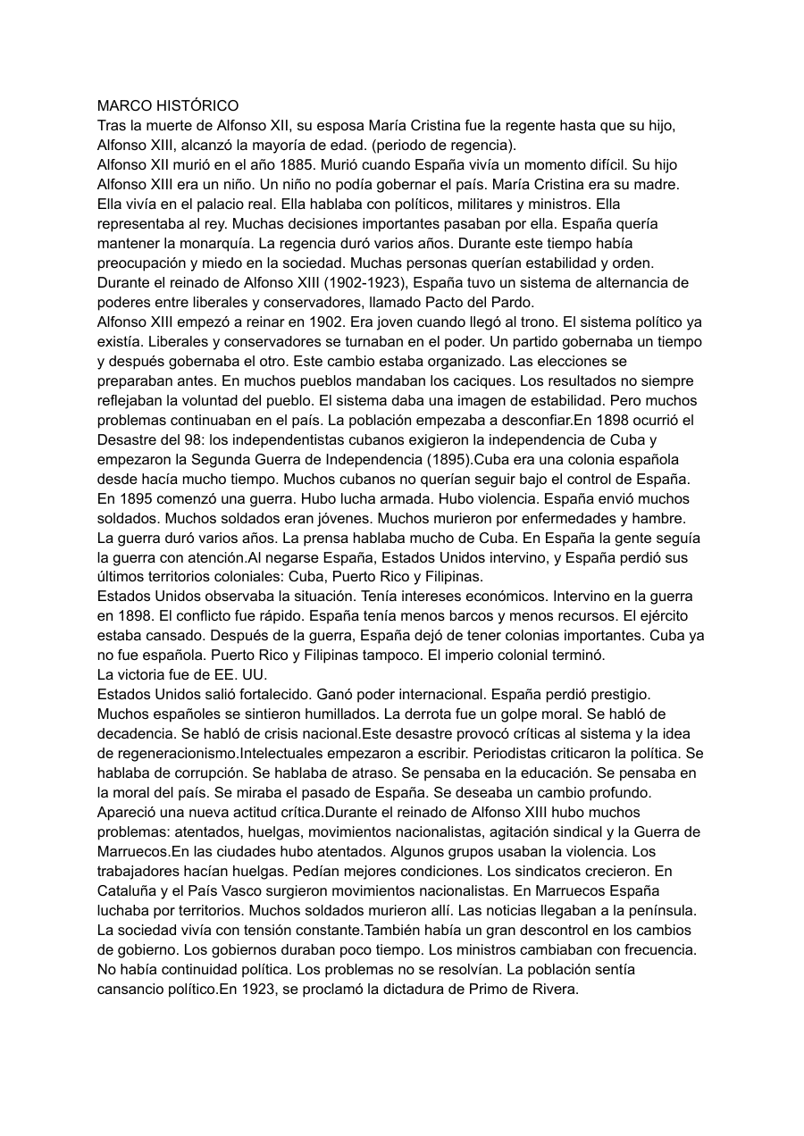 Spagna: storia e letteratura
