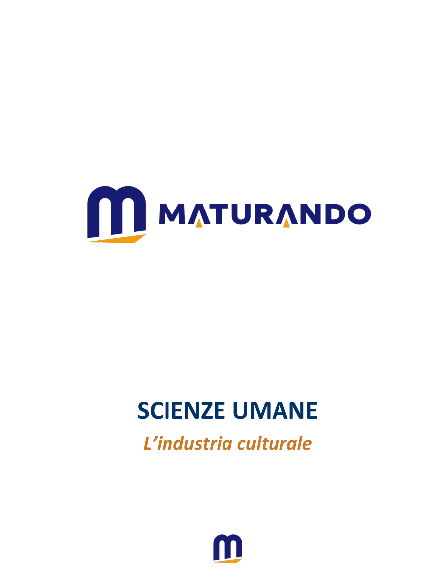 Copertina L'industria culturale