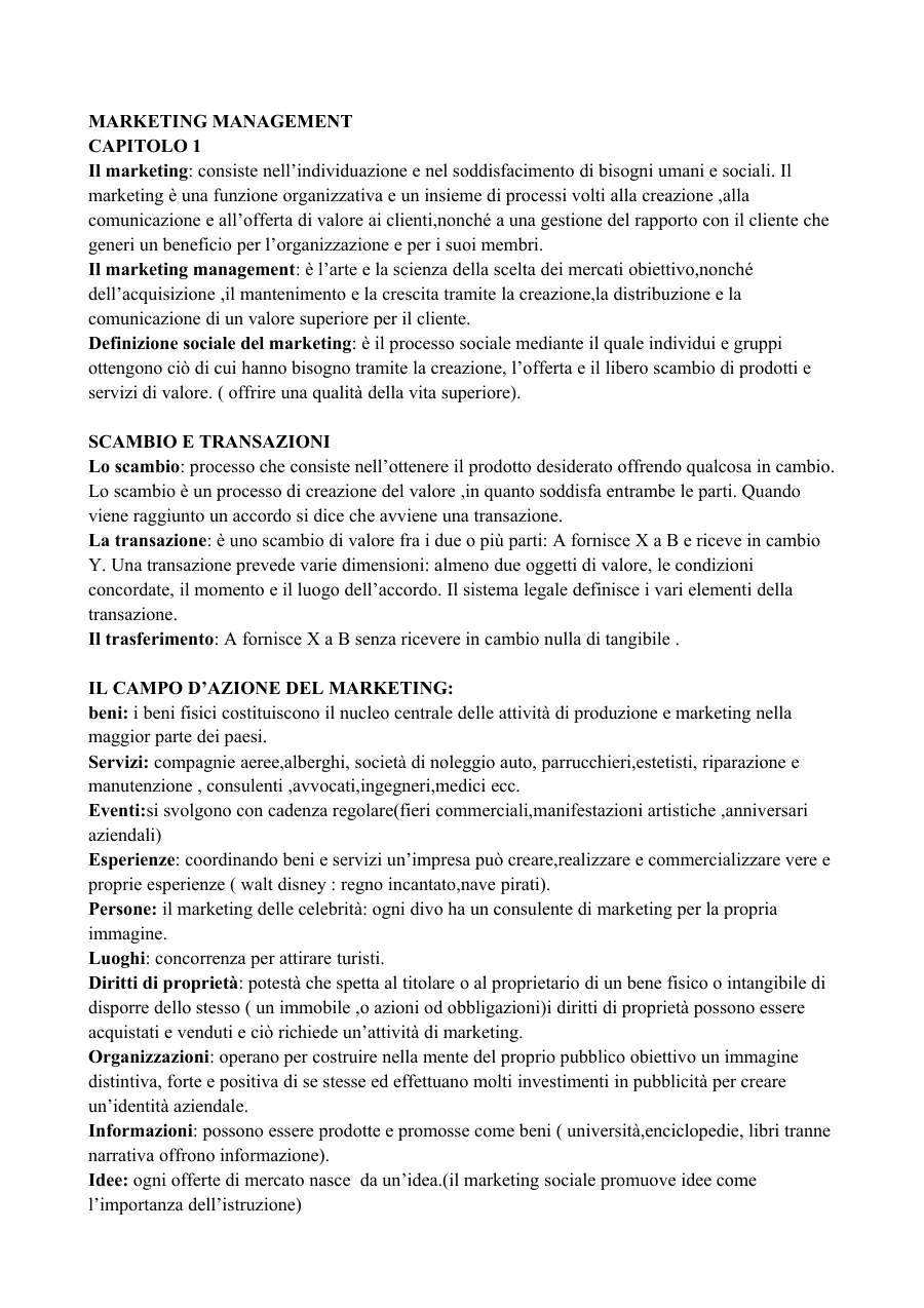 Introduzione al Marketing Management di Philip Kotler