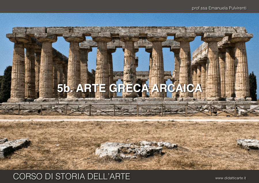 Arte Greca Arcaica: Fondamenti e Sviluppi