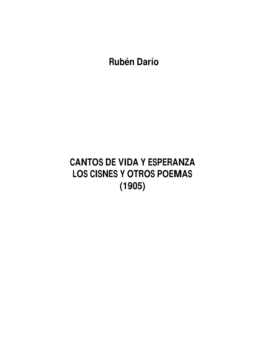 Copertina Cantos de vida y esperanza