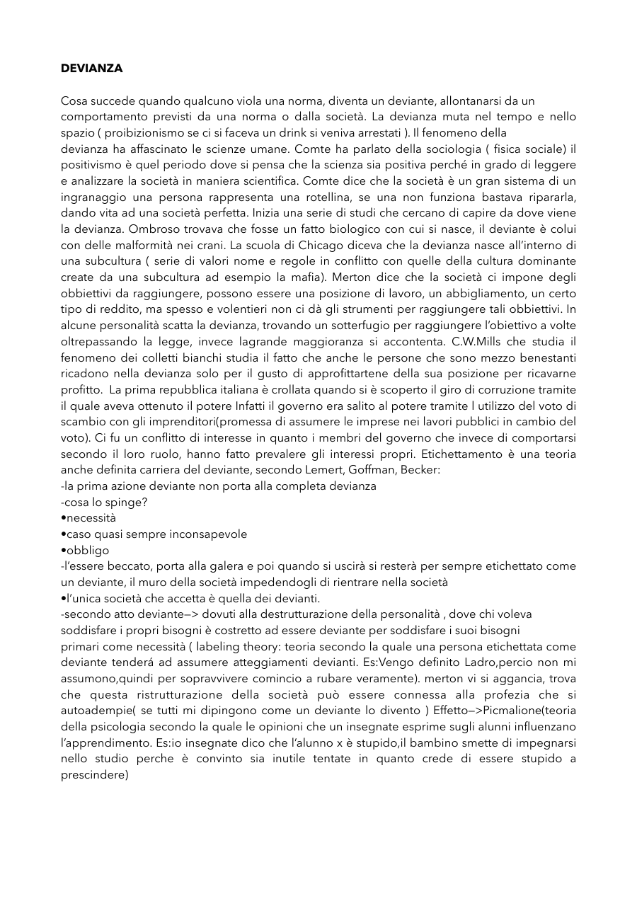Devianza: Teorie e Implicazioni Sociali