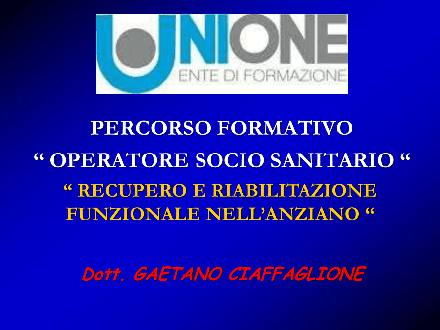 Modelli organizzativi per infermieri e recupero funzionale