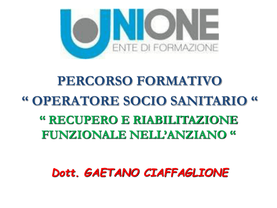Terapia Occupazionale e Riabilitazione Funzionale
