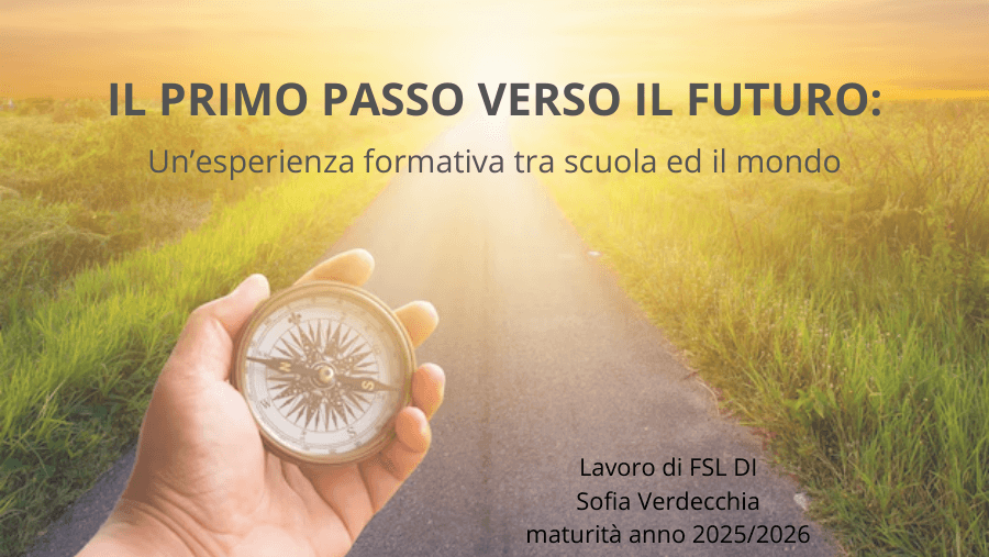 Il primo passo verso il futuro