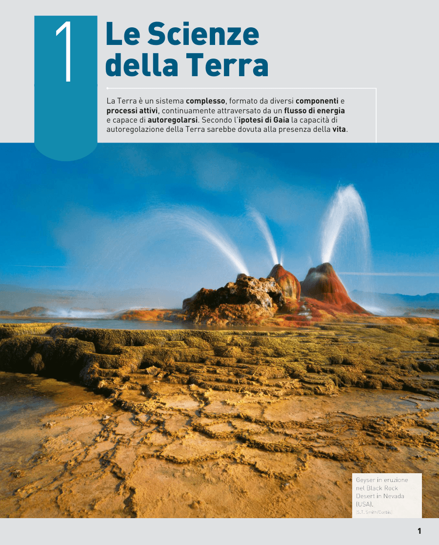 Introduzione alle Scienze della Terra e impatto antropico