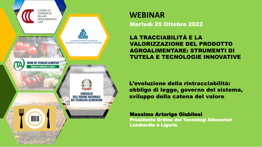 Evoluzione della Rintracciabilità Agroalimentare