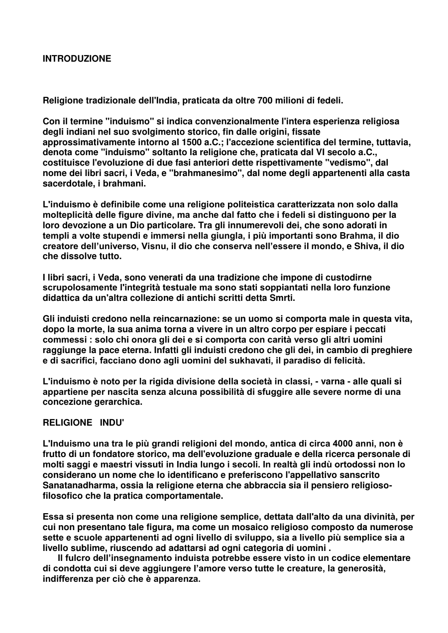 Introduzione all'Induismo: credenze e pratiche