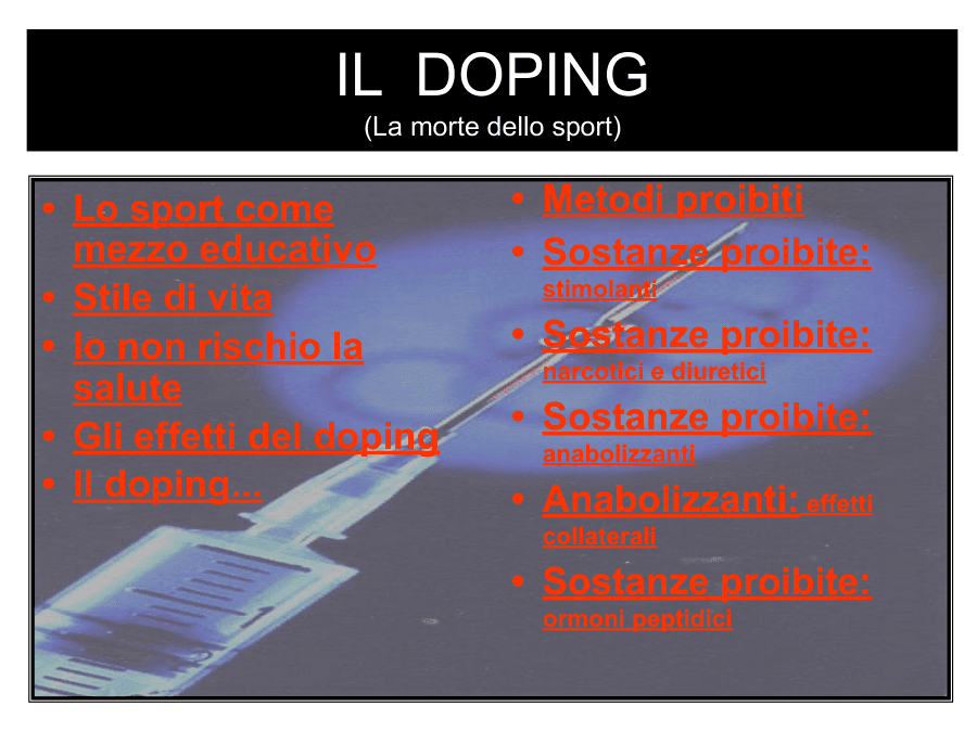 Il Doping: Effetti e Implicazioni nello Sport