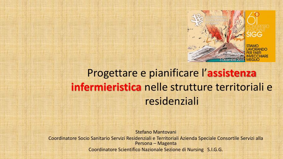 Pianificazione dell'assistenza infermieristica nelle strutture