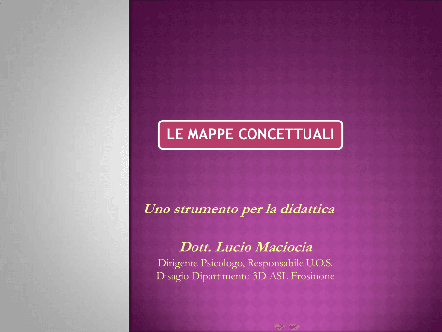 Mappe concettuali nella didattica