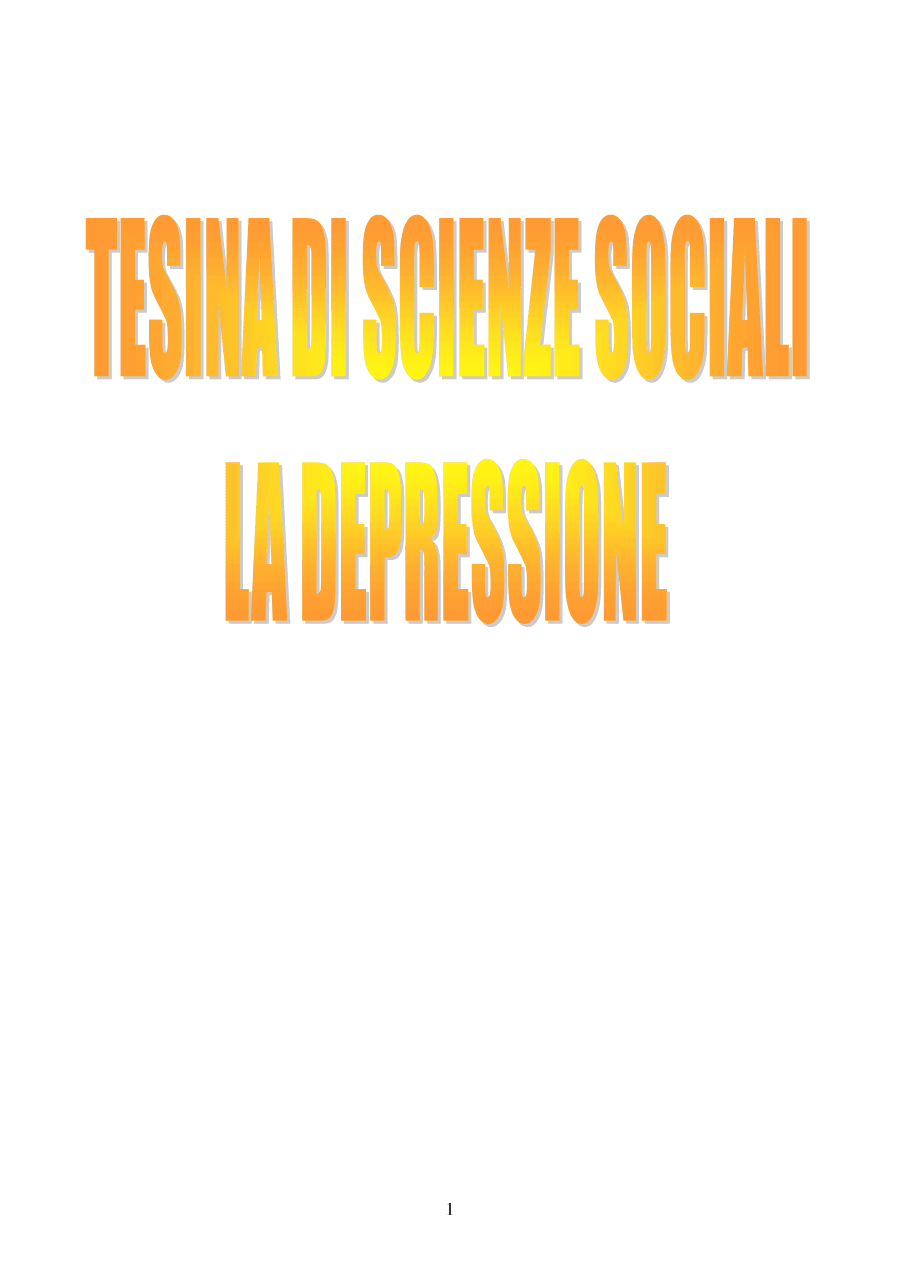 Depressione da Trauma e Stress