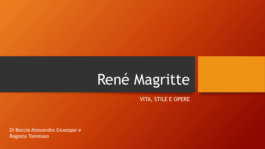 René Magritte: vita e opere