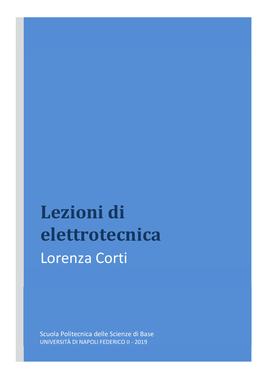 Dispense di Elettrotecnica per Ingegneria Gestionale