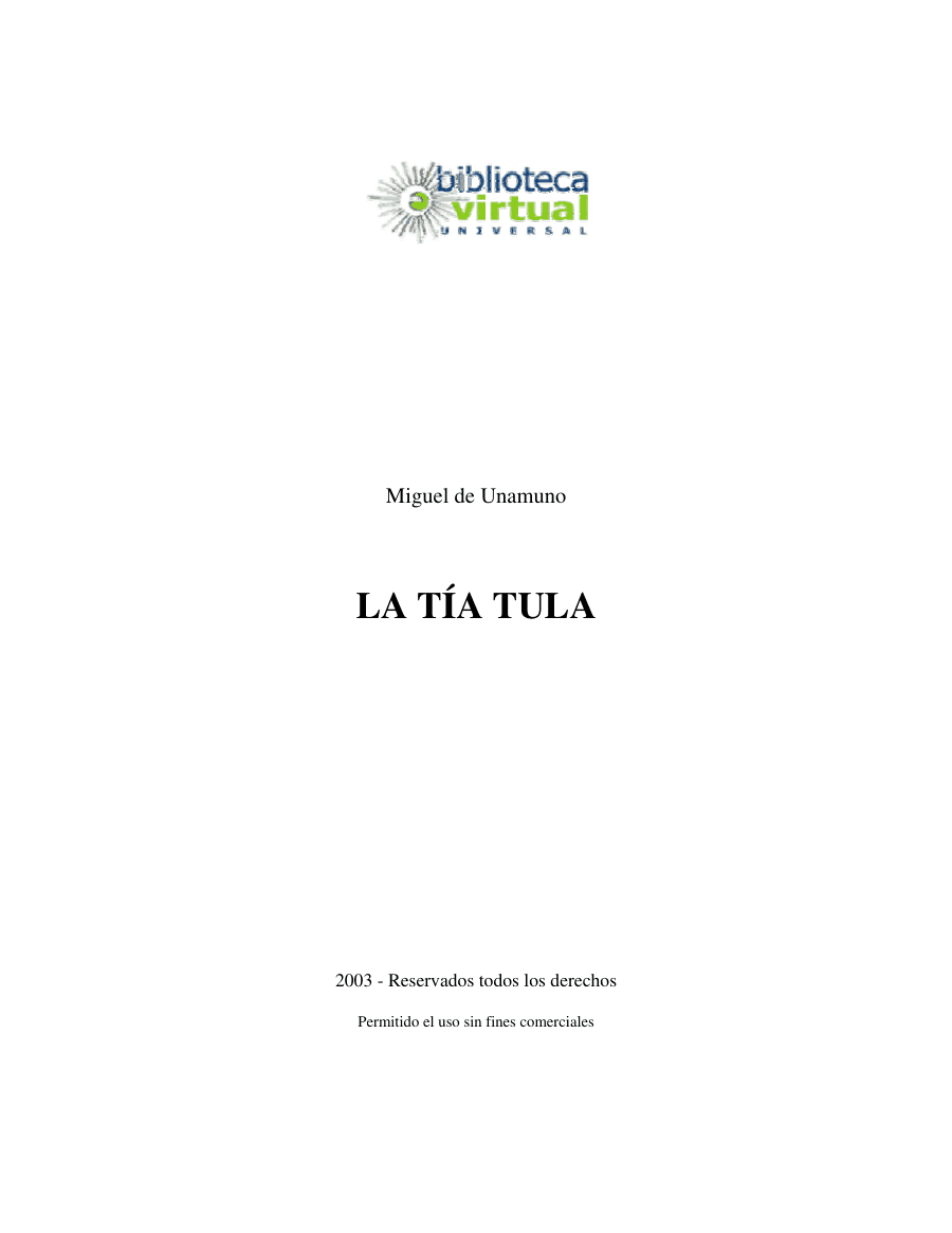 La tía Tula