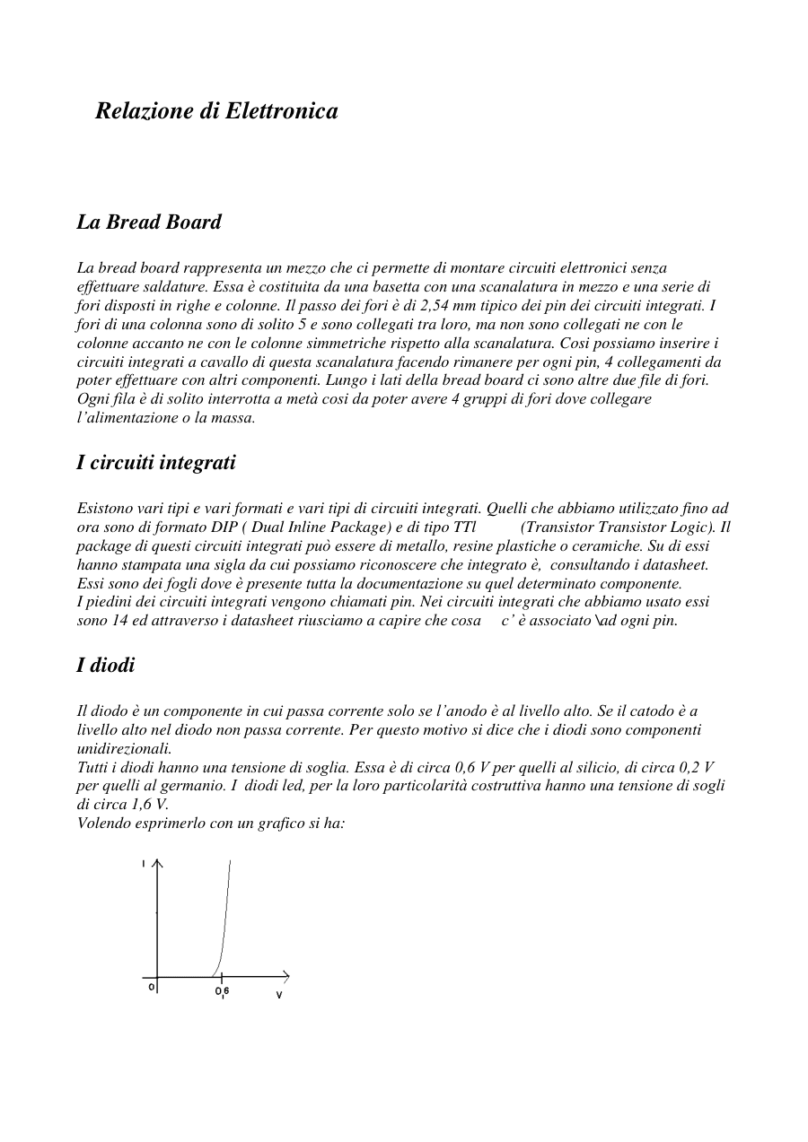 Introduzione alla Bread Board e Circuiti Elettronici