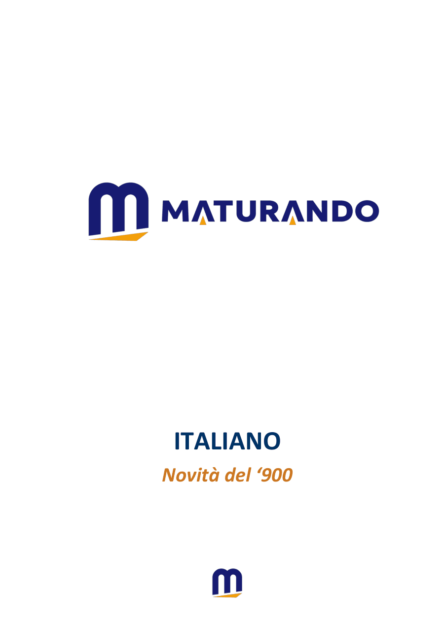 Copertina Novità del '900