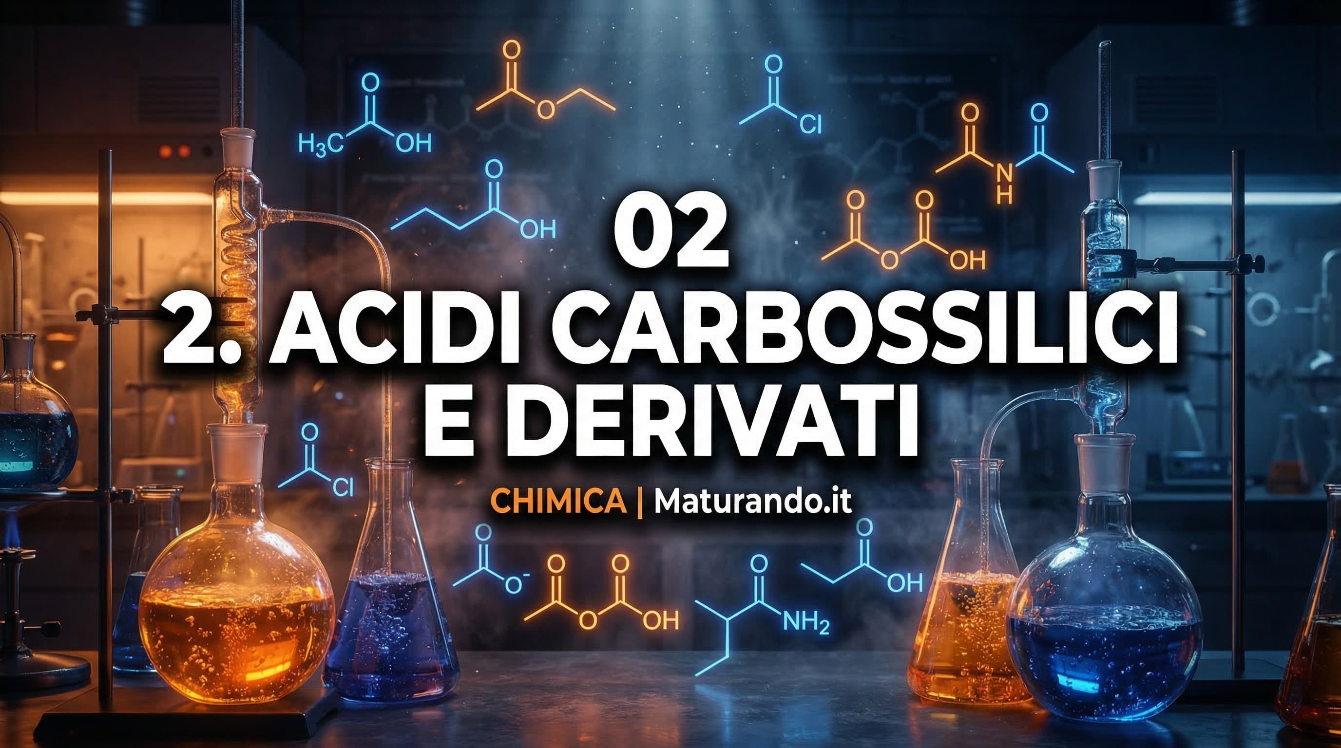 Acidi carbossilici e derivati: la guida definitiva per la maturità (con trucchi per l'orale)