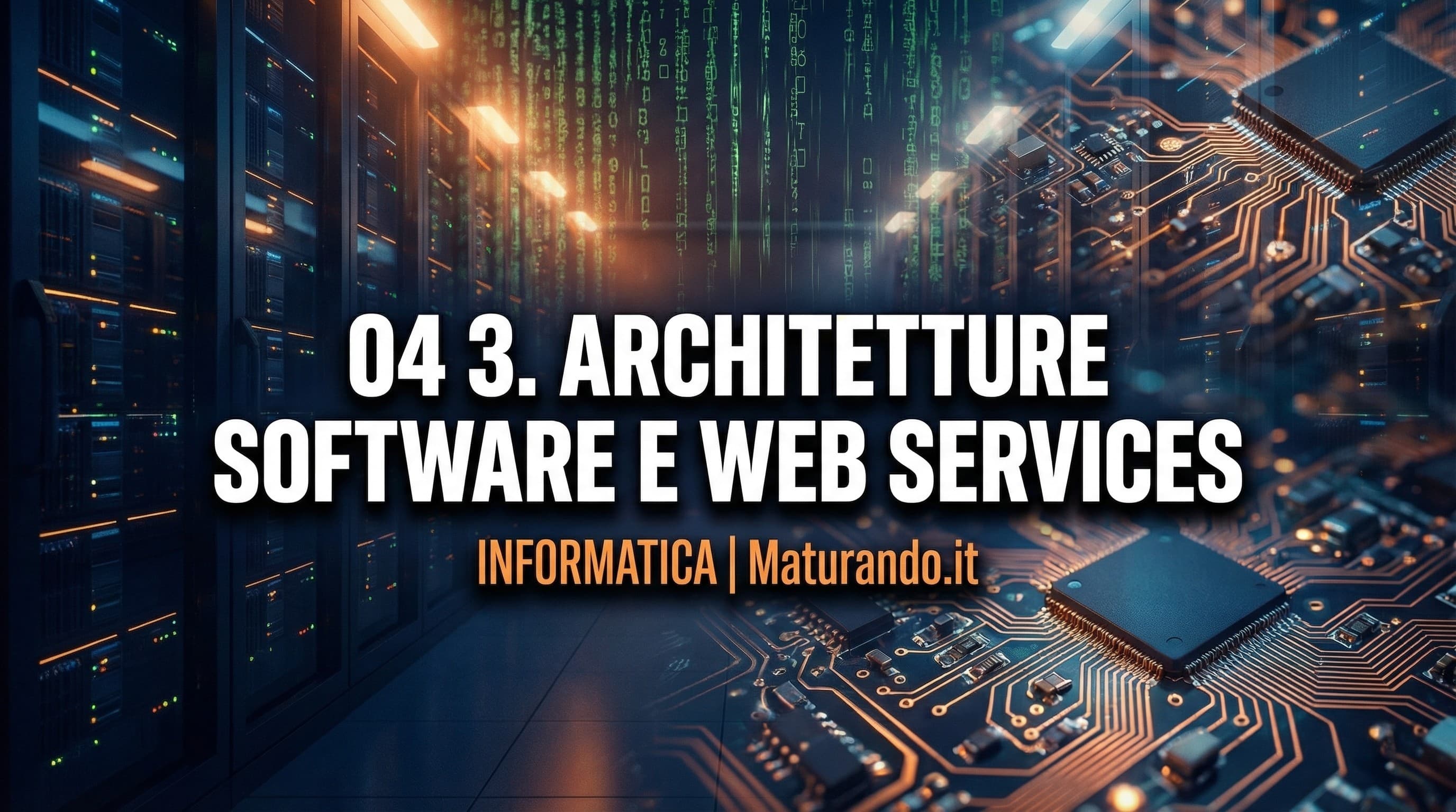 Architetture software e web services: la guida che il prof non ti dà (e che ti salva all'orale)