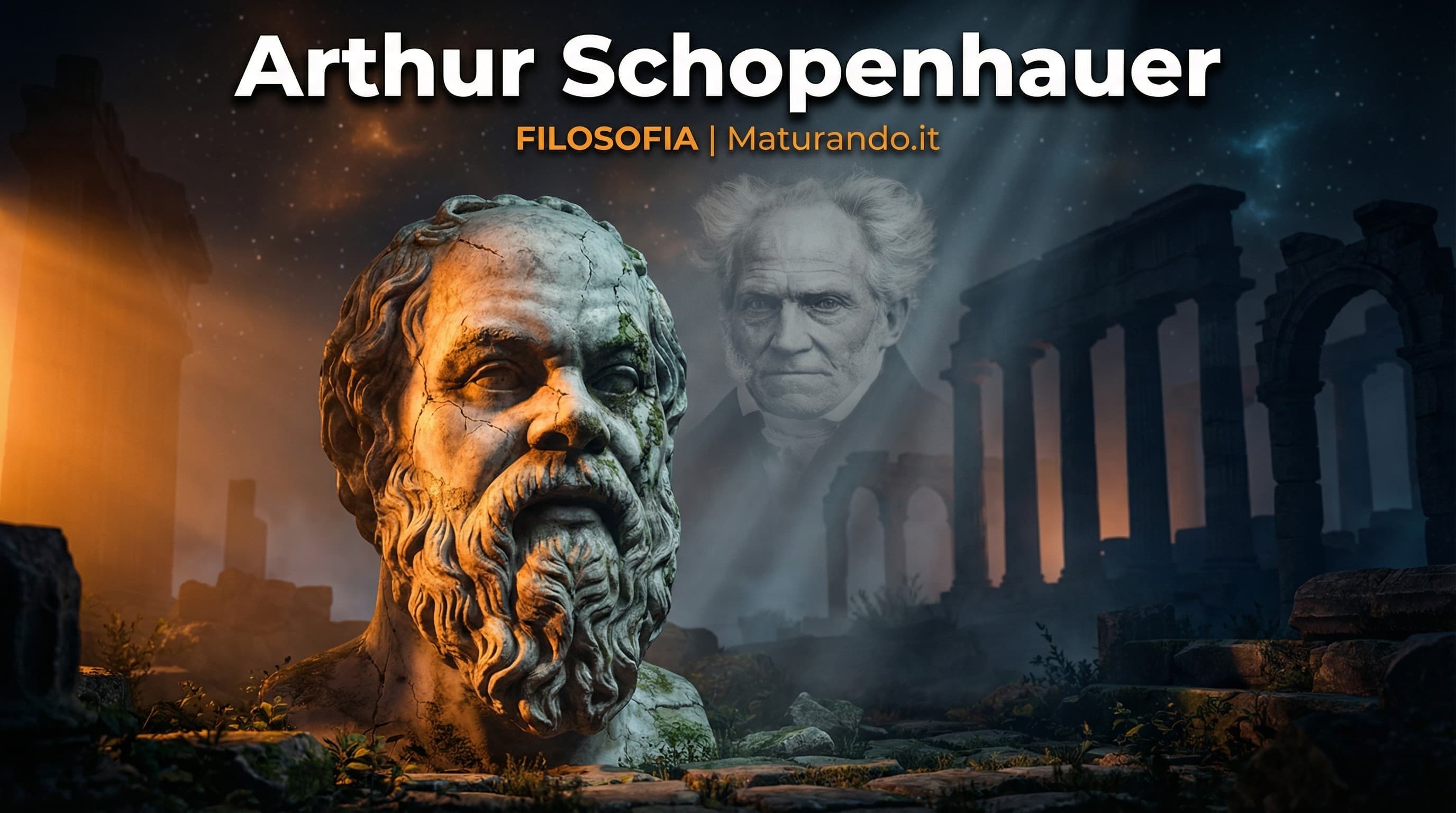 Schopenhauer: perché tutto è sofferenza e come l'arte può salvarci — riassunto maturità