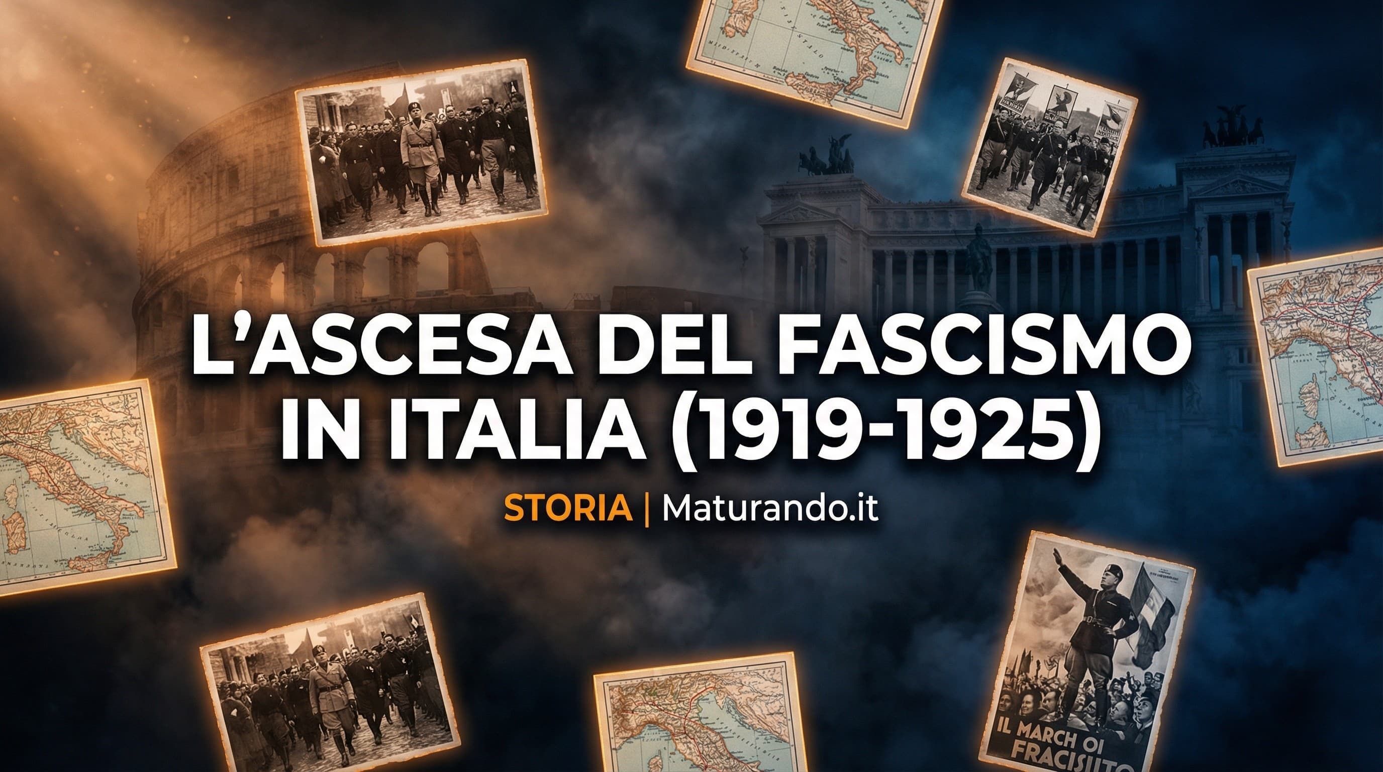 L'ascesa del fascismo in Italia (1919-1925): riassunto completo per la maturità
