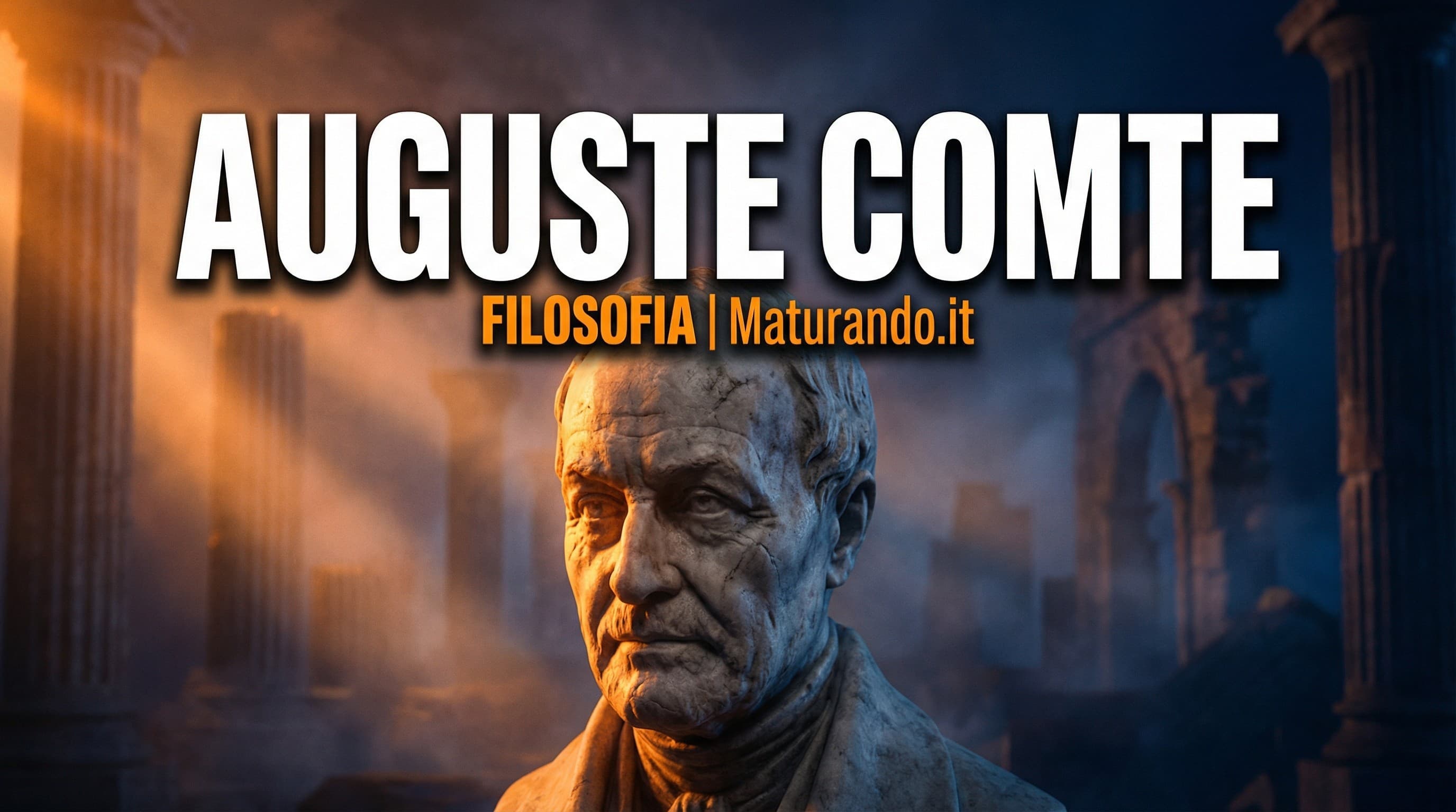 Auguste Comte: i 3 stadi che spiegano tutto (anche perché hai paura dell'orale)