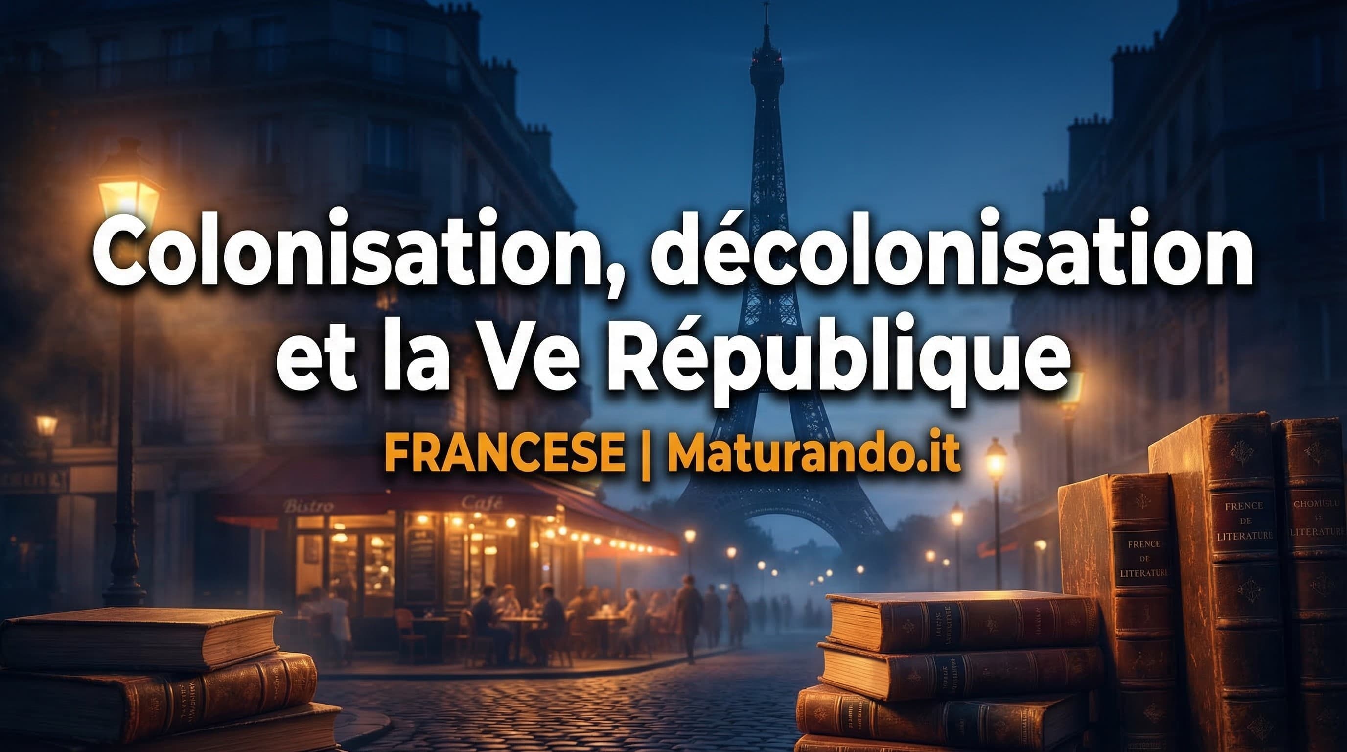 Colonisation, décolonisation et la Ve République: il segreto del 1958 che ti salva all'orale