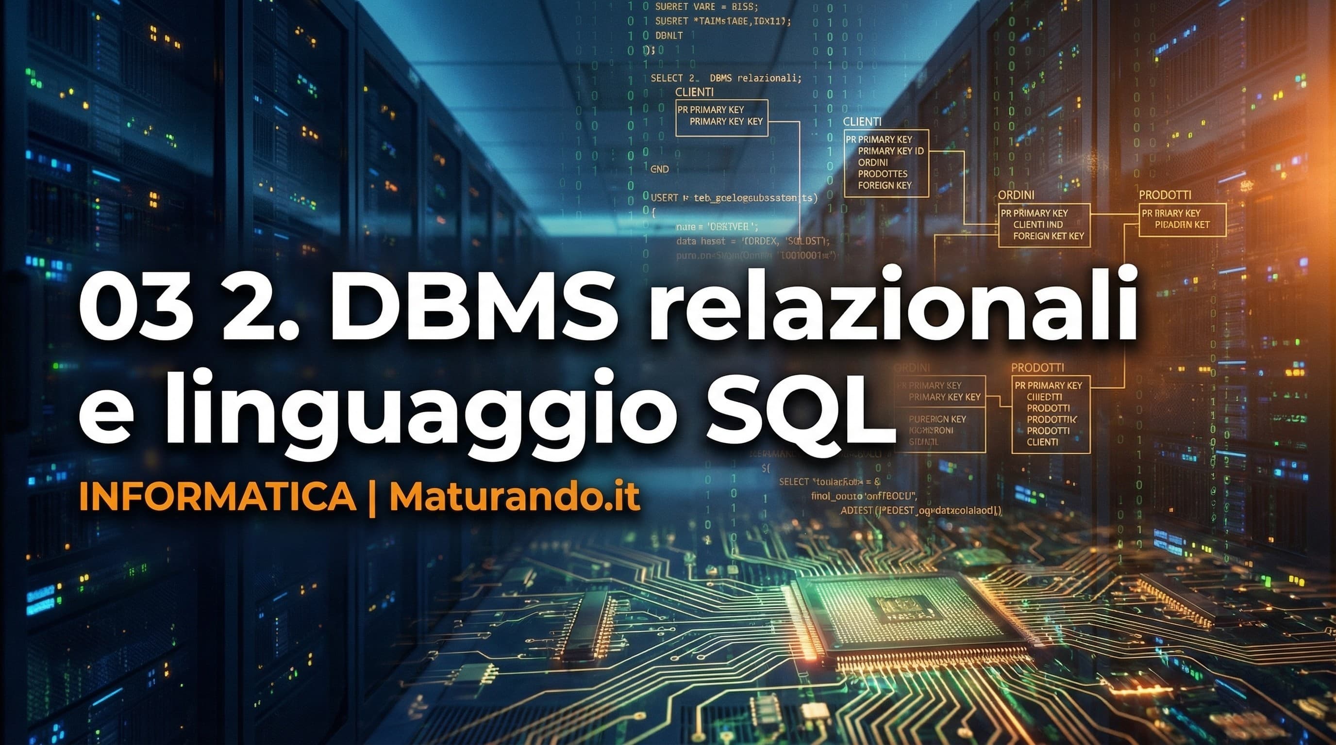 DBMS e SQL: le 5 cose che il prof spiega troppo in fretta (e che ti salvano all'orale)