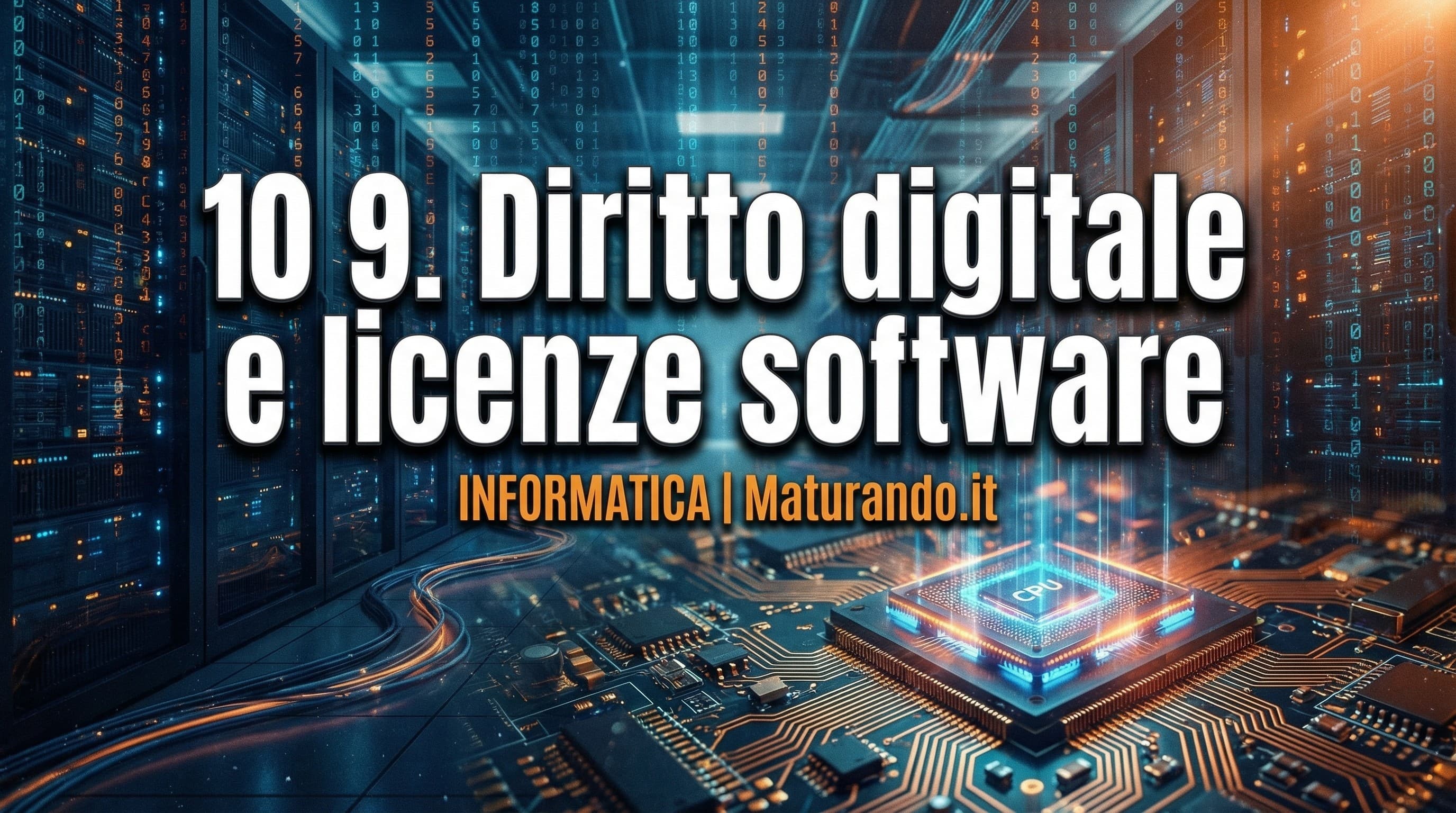 Diritto digitale: le 5 licenze software che ti salvano all'orale (e l'errore da evitare)