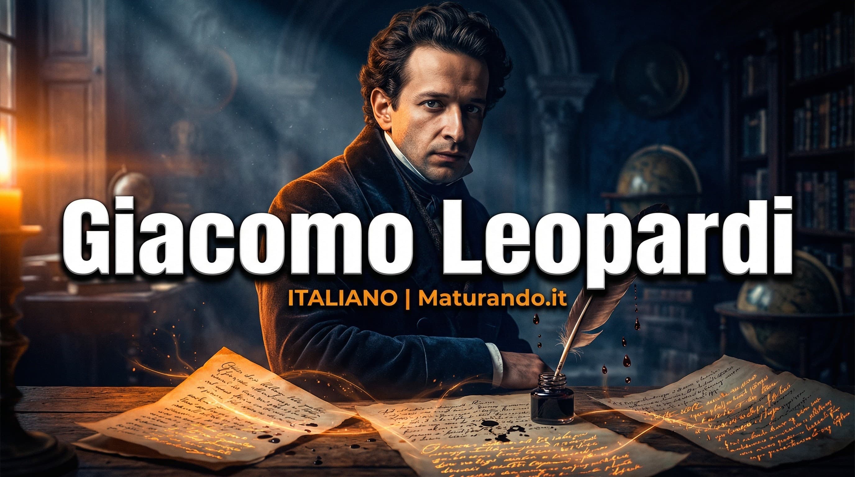 Leopardi: l'infinito dolore che ti salva all'orale — Giacomo Leopardi riassunto maturità