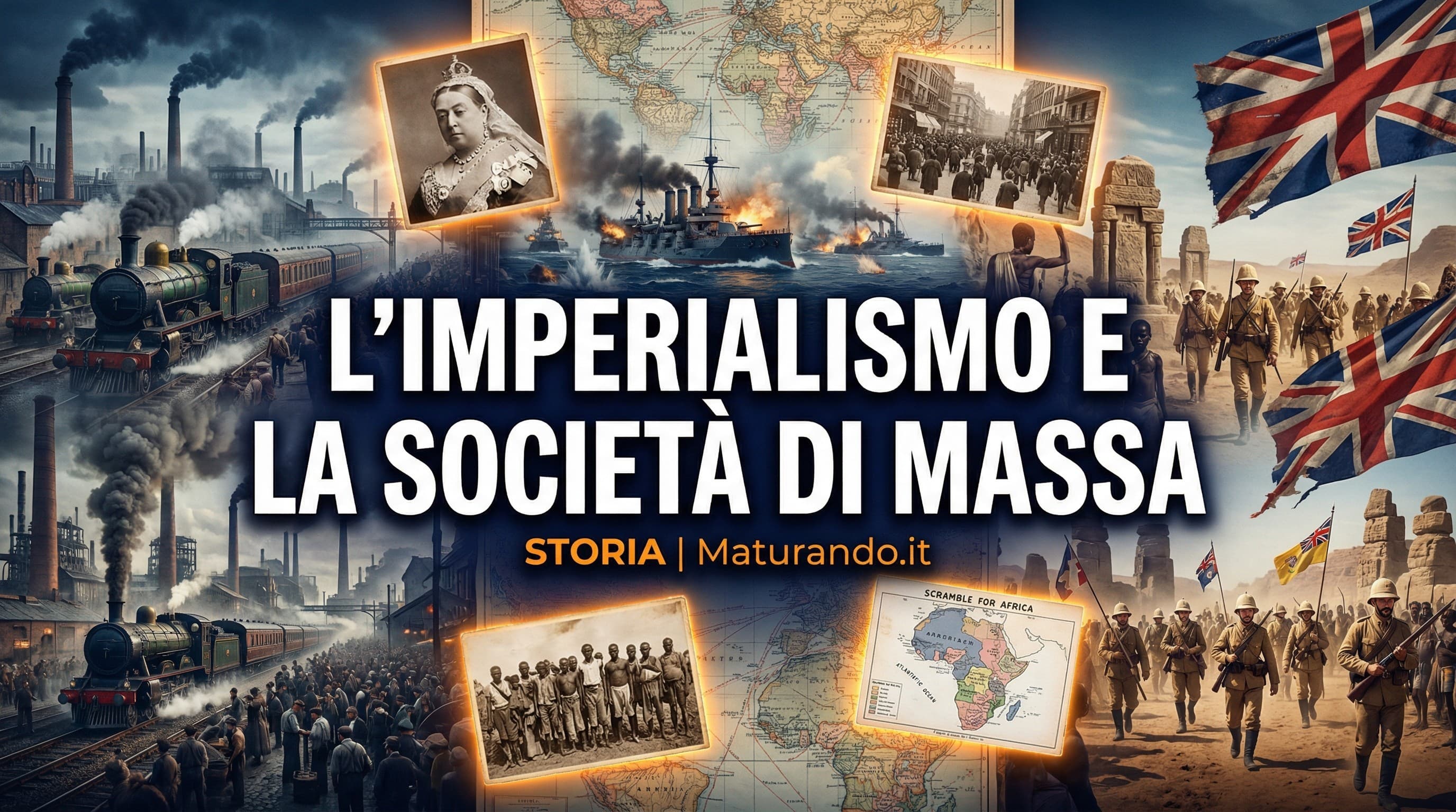 L'imperialismo e la società di massa: riassunto completo per la maturità