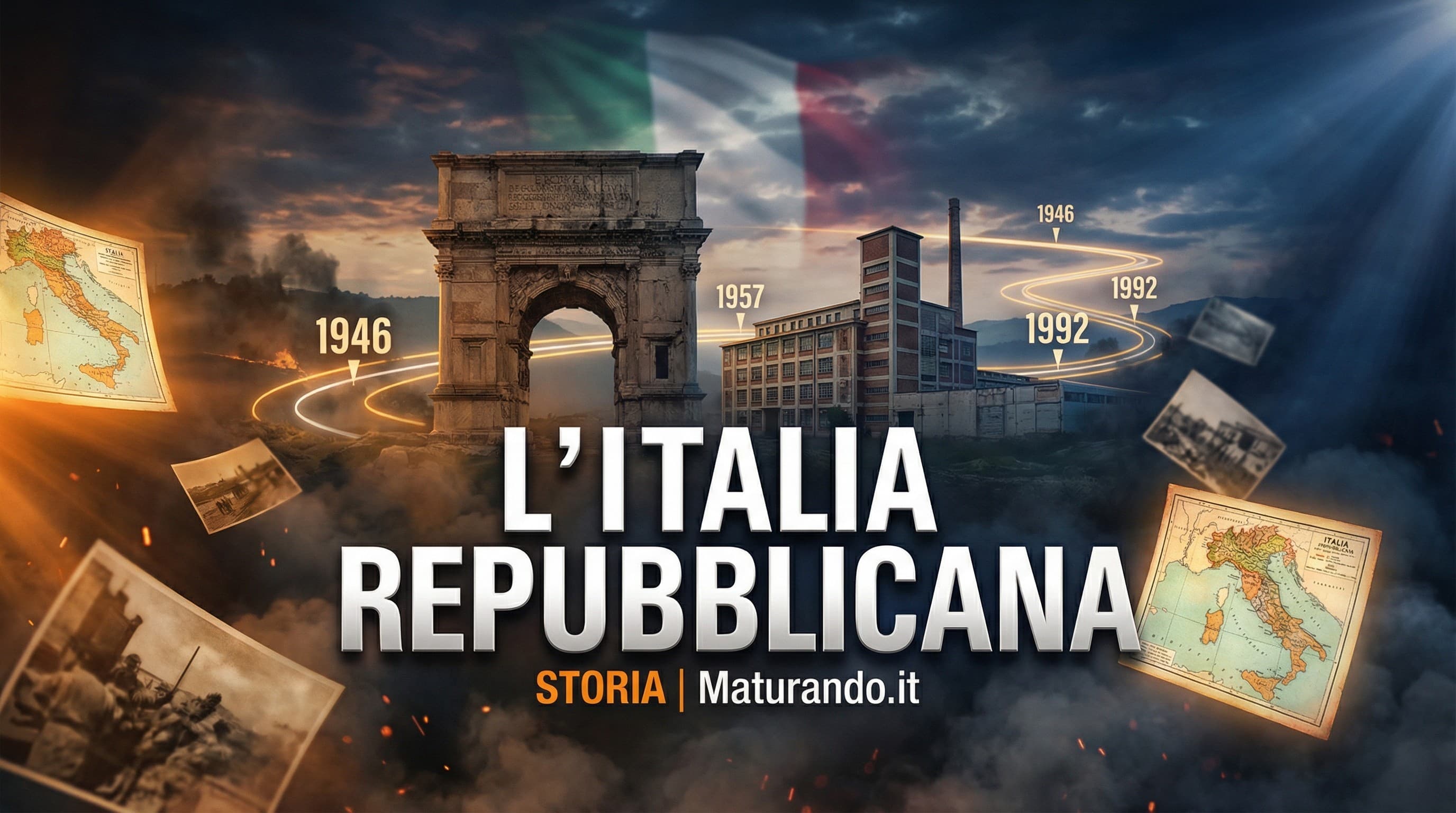 L'Italia repubblicana riassunto: dalla nascita alla Seconda Repubblica