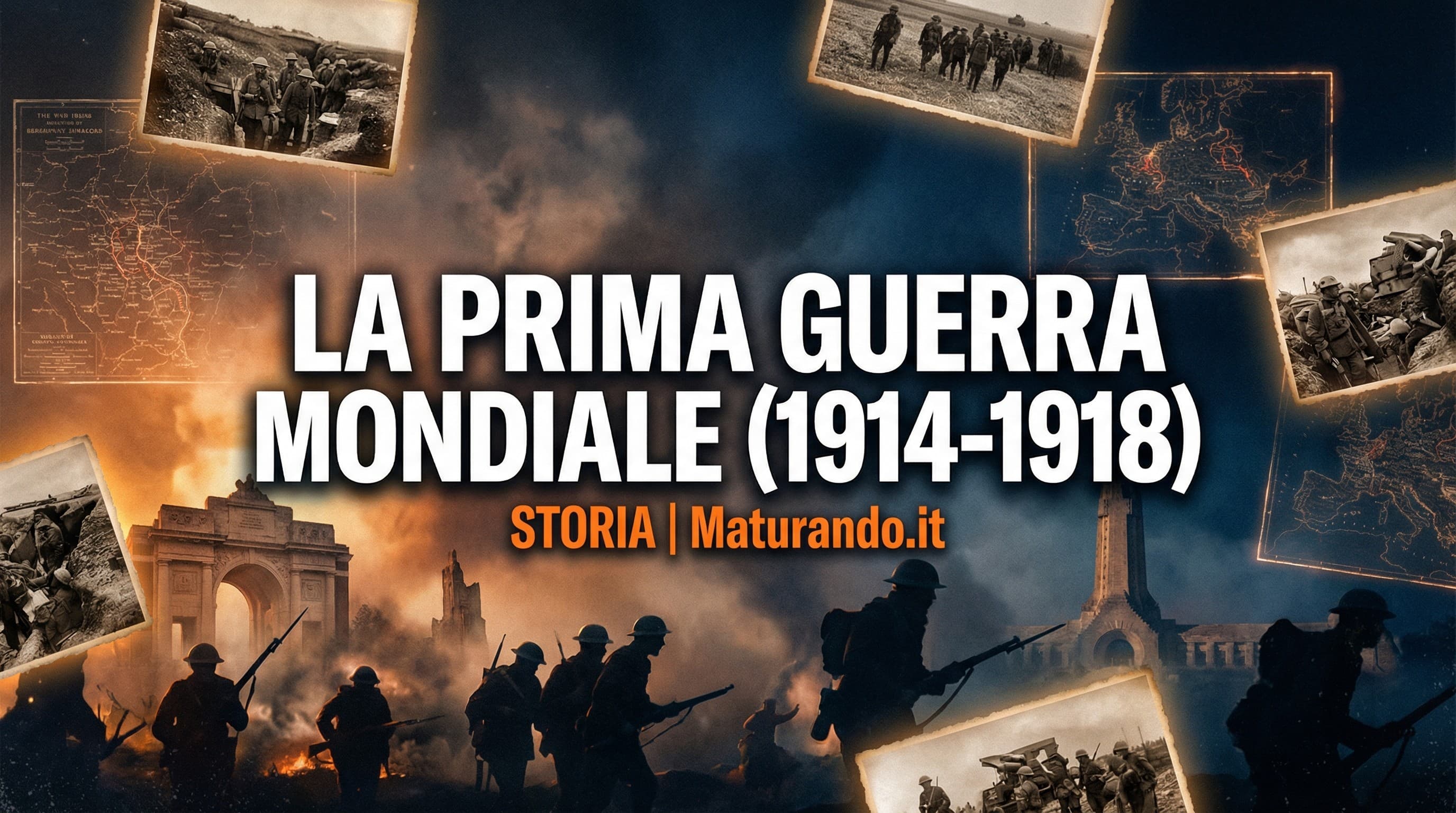 La Prima Guerra Mondiale (1914-1918): riassunto completo per la maturità
