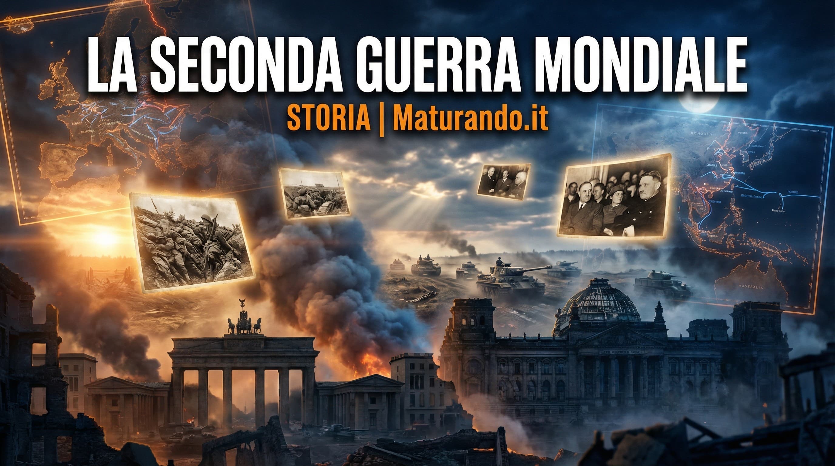 La Seconda Guerra Mondiale riassunto maturità: guida completa al conflitto