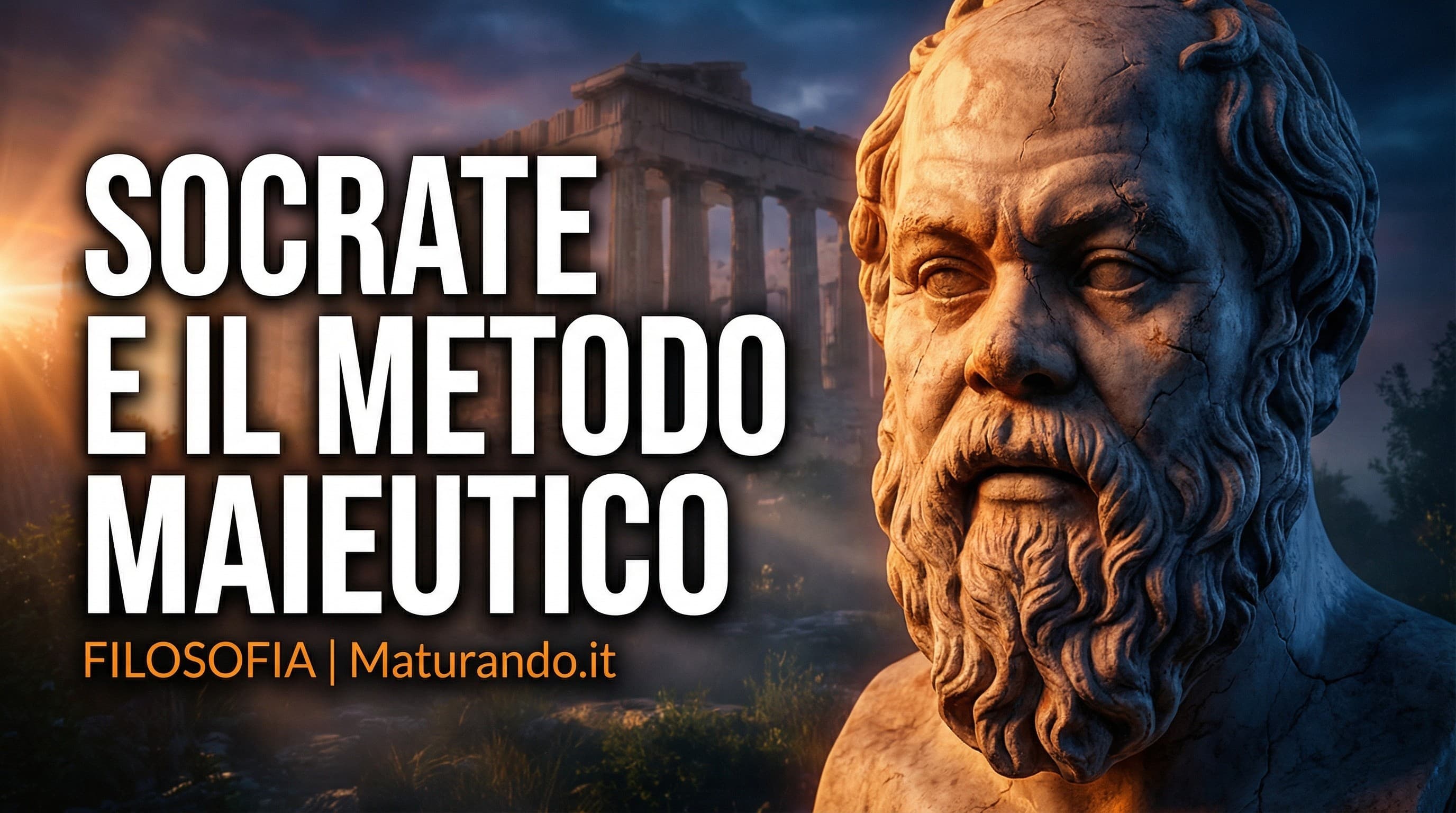 Socrate e il Metodo Maieutico: Riassunto Completo per la Maturità 2026