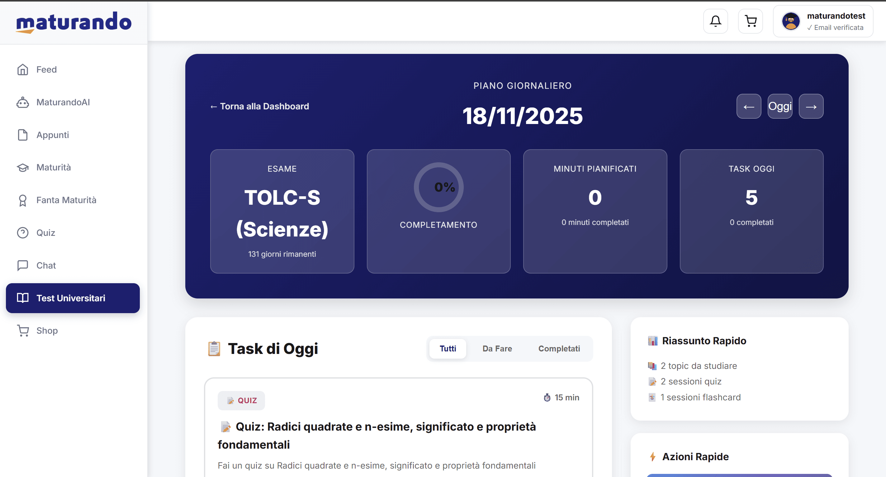 Quiz Interattivi