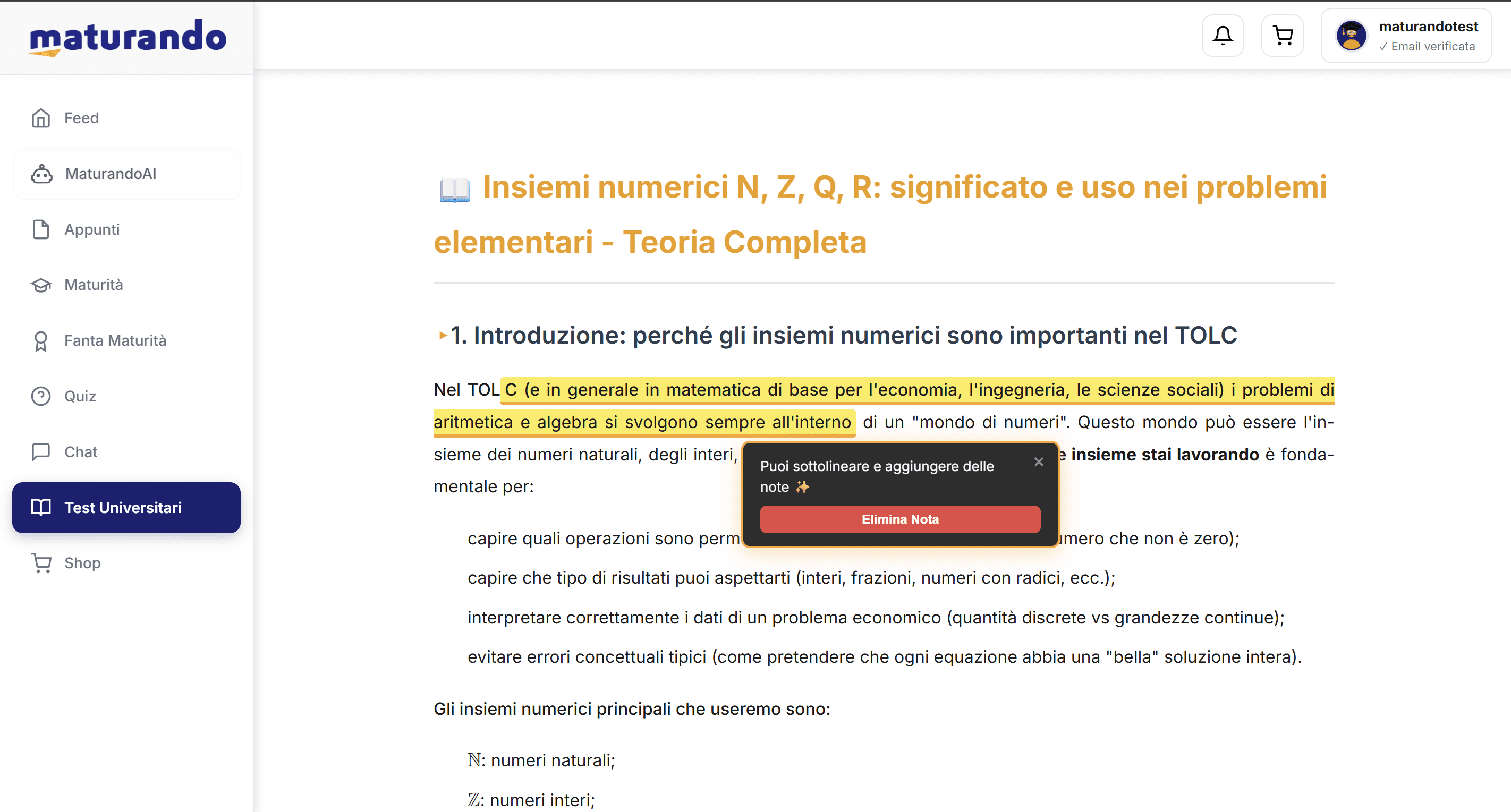 Statistiche Avanzate